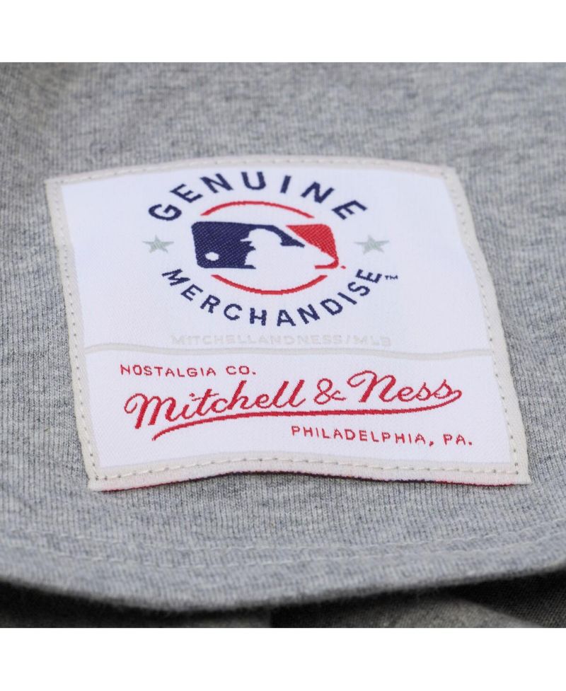 Women's Heather Gray New York Yankees Pep Rally Cropped Boxy T-Shirt