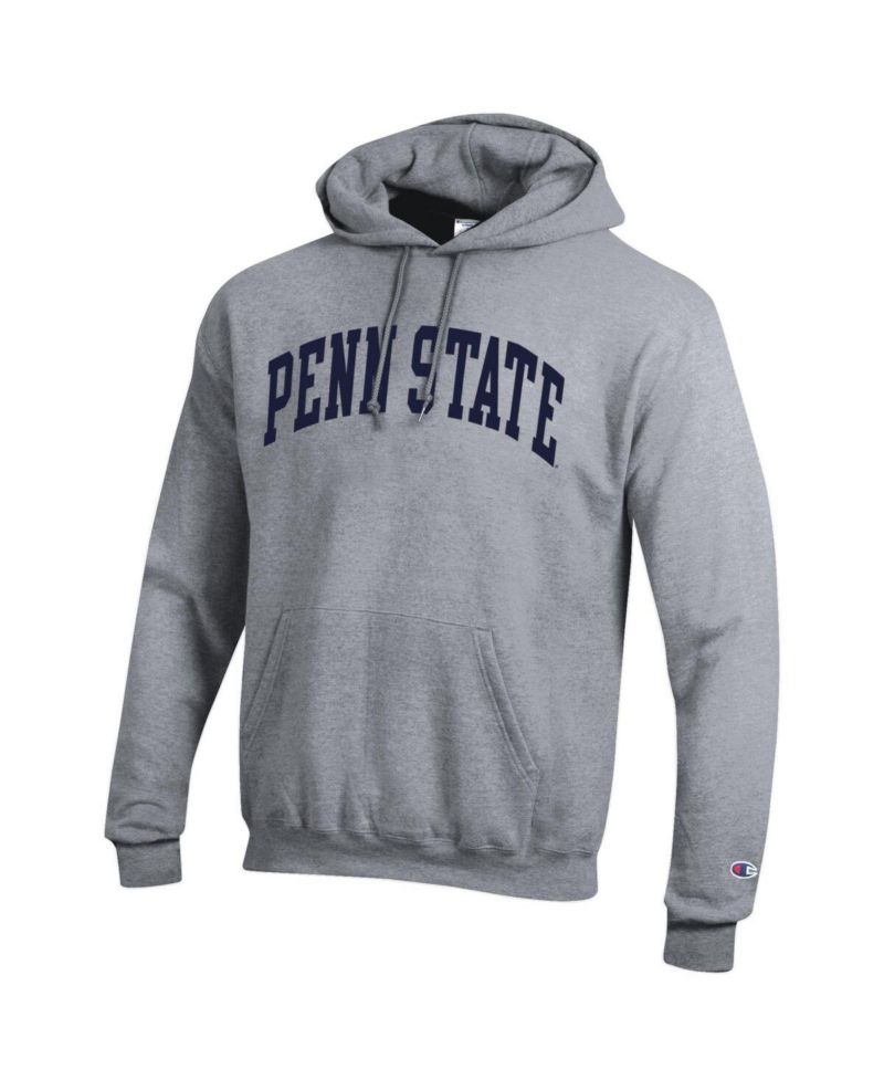 Men's Navy Penn State Nittany Lions Basic Arch Fleece Pullover Hoodie