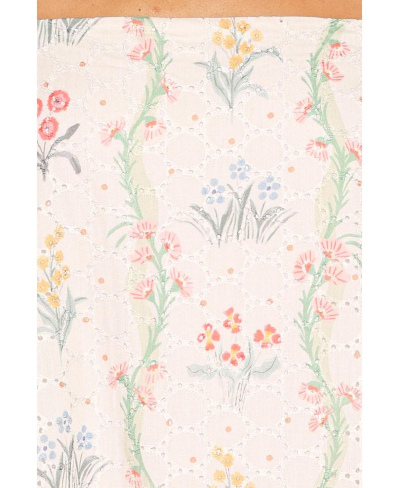 Women's Kaira Square Neck Floral-Print Tiered Maxi Dress