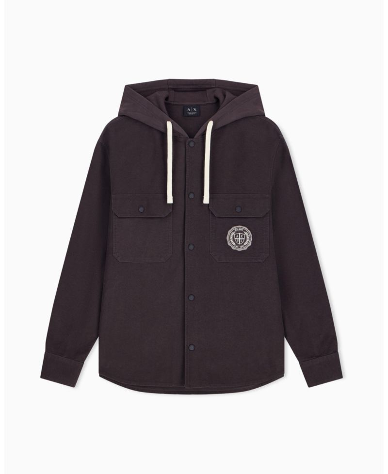 Men's Crossover Hooded Jacket