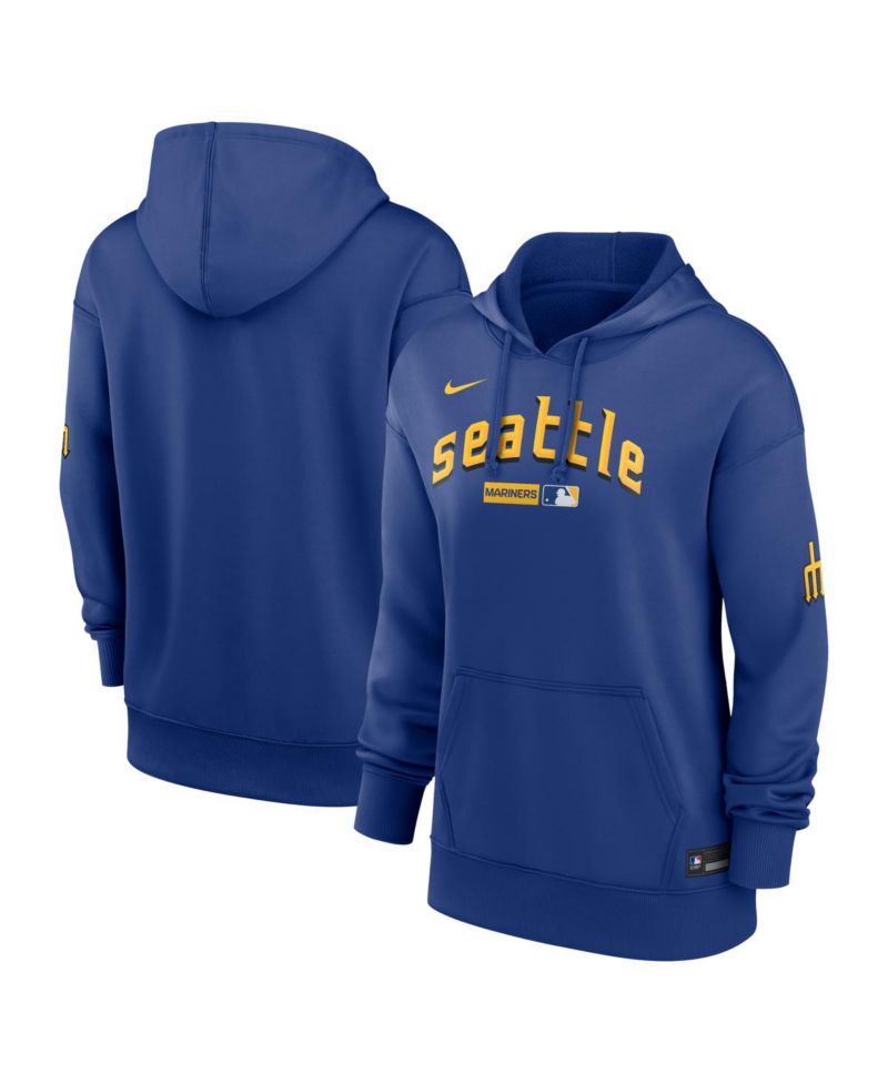Women's Royal Seattle Mariners Authentic Collection City Connect Therma Hoodie