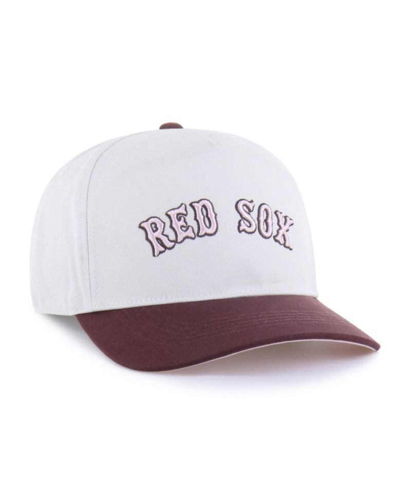 Men's and Women's Stone/Burgundy Boston Red Sox Love Letter Adjustable Hitch Hat