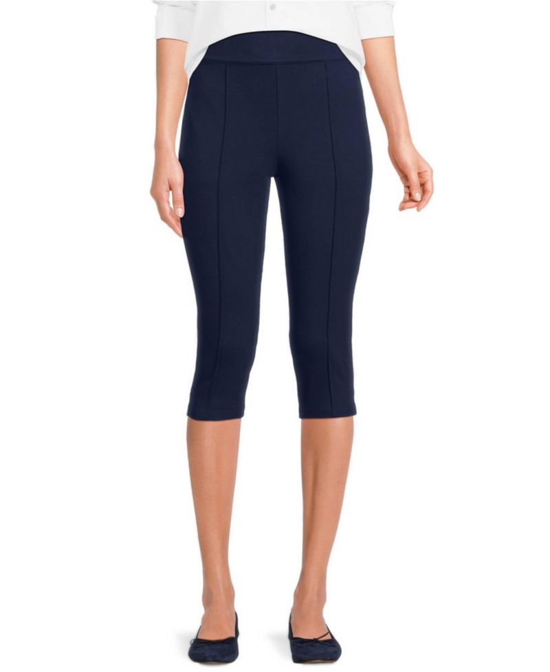 Women's Starfish High Rise Pintuck Capri Pants