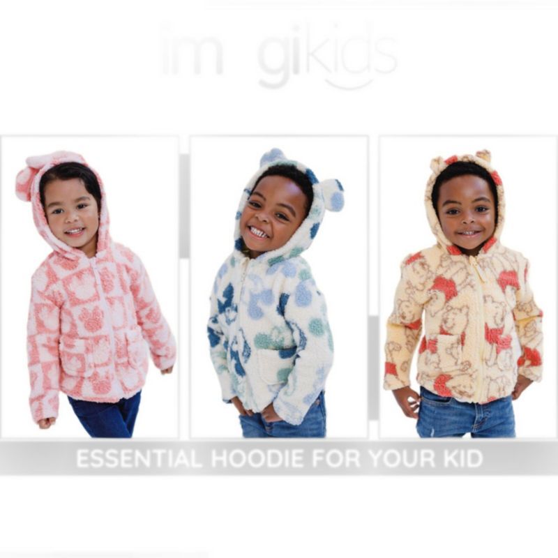Toddler Boys (2T-5T) Cozy Sherpa Zip Up Cosplay Hoodie