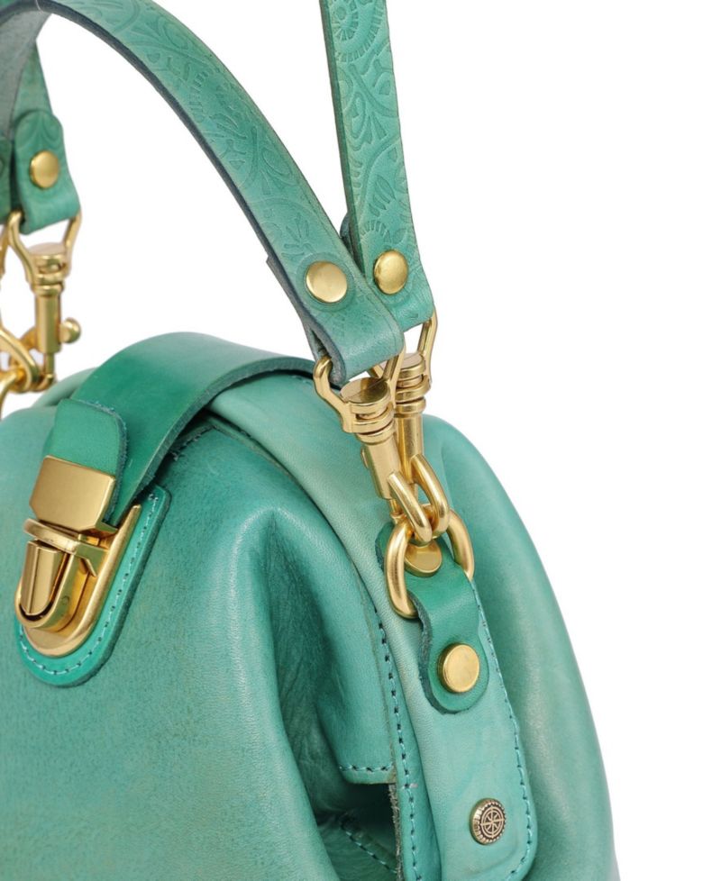 Doctor Mini Leather Bucket Crossbody Bag