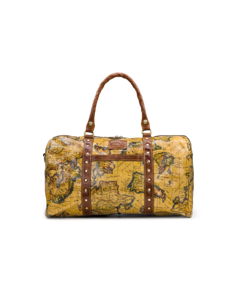 Milano Weekender Leather Duffel Bag