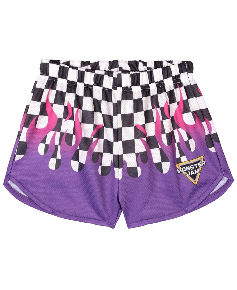 Girls' 4-16 Sparkle Smash Sleeveless Athletic Graphic Tank Top and Shorts, 2-Piece Set