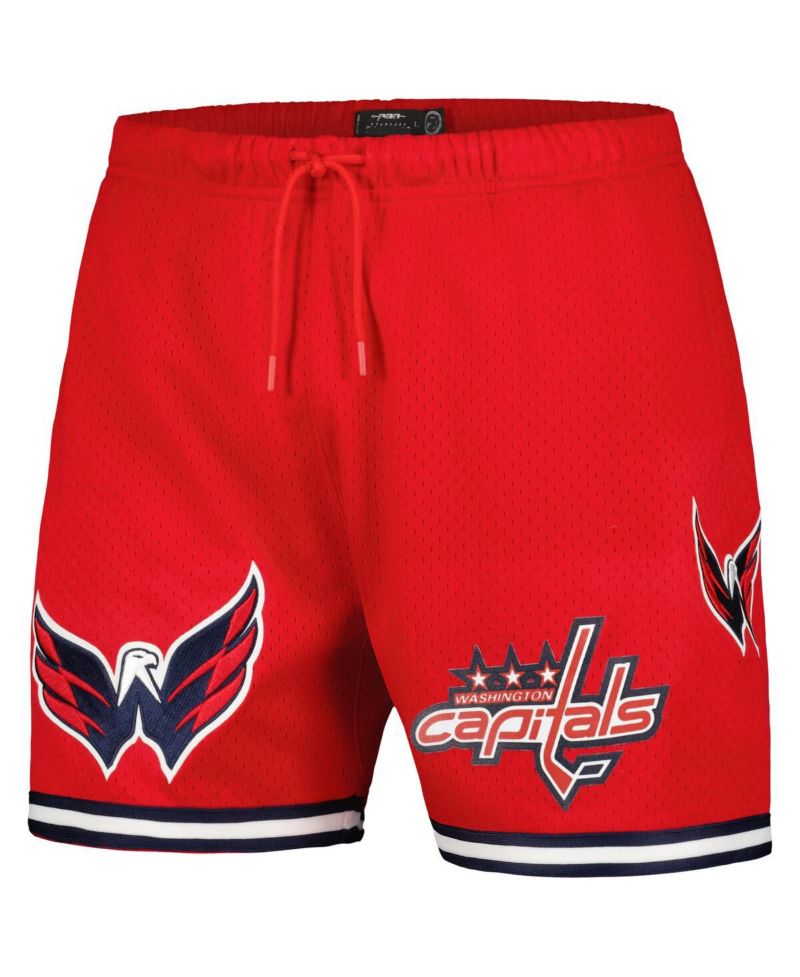 Men's Red Washington Capitals Classic Mesh Shorts