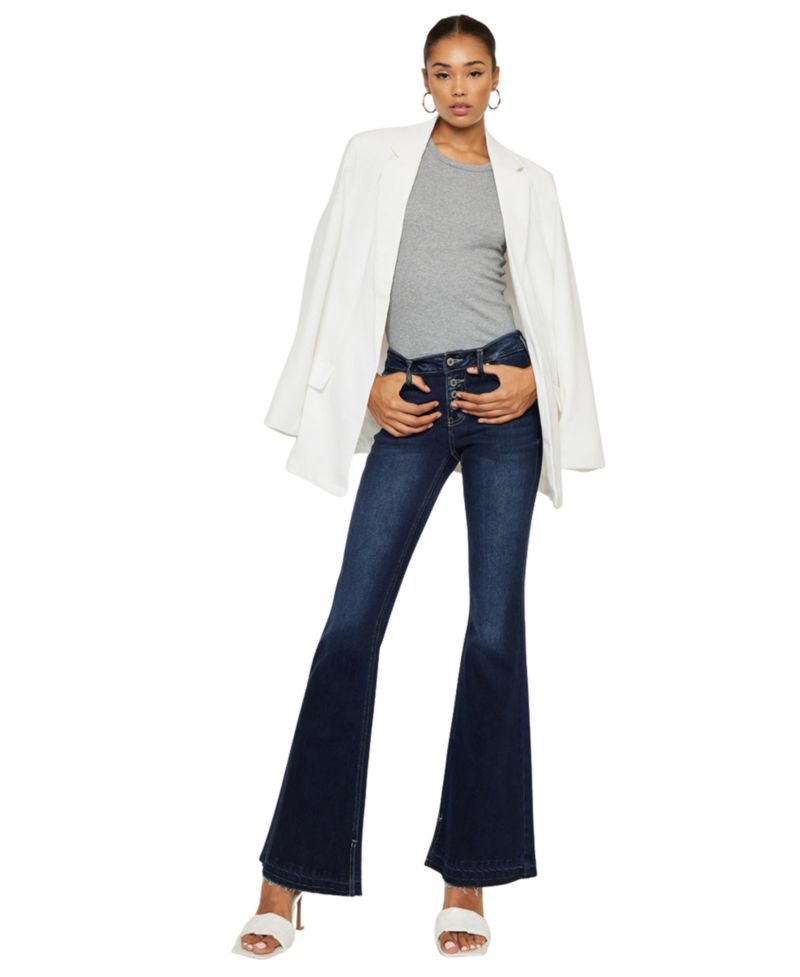 Women's Lurice Mid Rise Flare Jeans