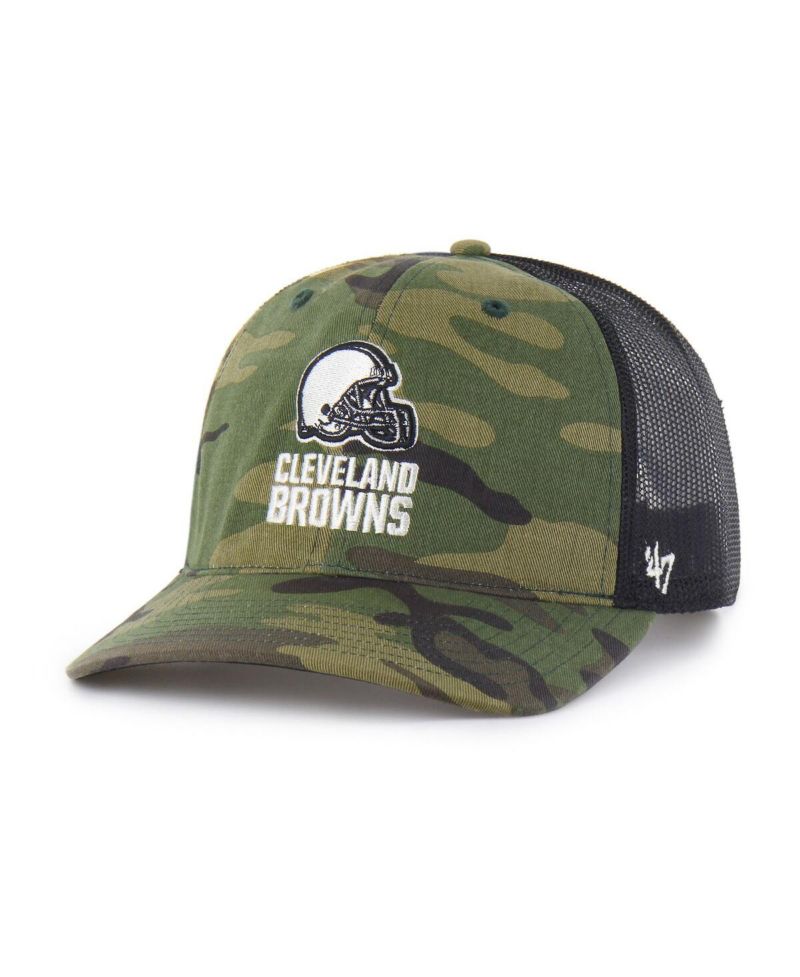 Men's Camo Cleveland Browns Trucker Adjustable Hat