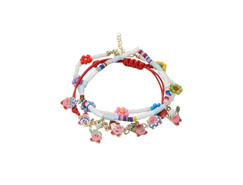 Kirby Copy Abilities 3-Pack Multi-Charmed Bracelet