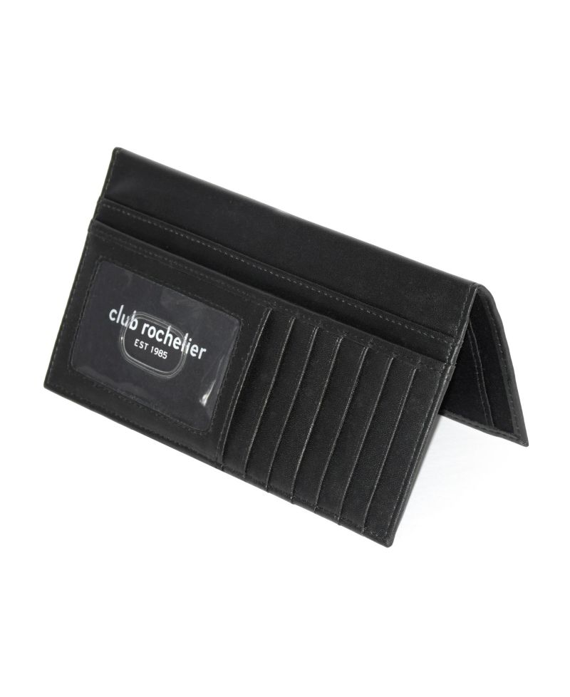 Ladies Leather Clutch Wallet with Checkbook and Gusset
