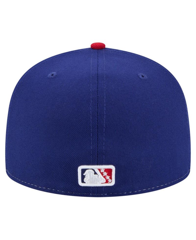 Men's White/Red Kannapolis Cannon Ballers Authentic Collection 59FIFTY Fitted Hat