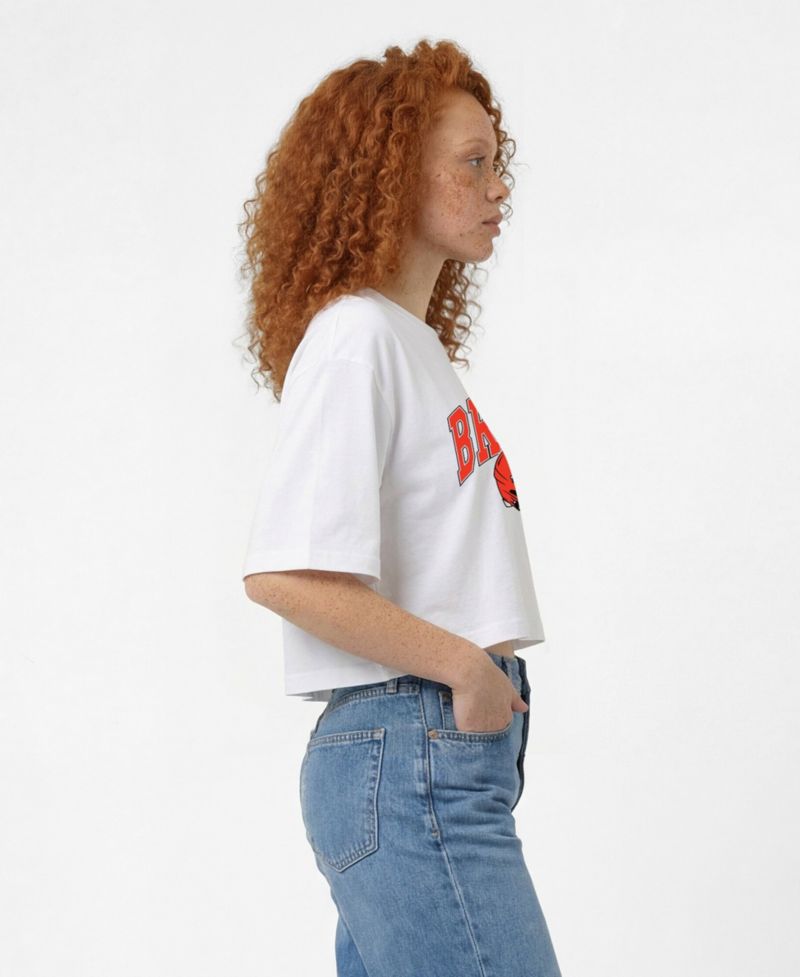 Women's Cleveland Browns Oversized Cropped T-Shirt