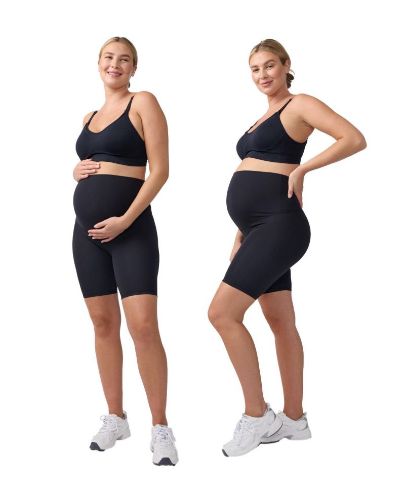 Maternity Ingrid + Isabel Contour Bike Short Bundle 2-Pack