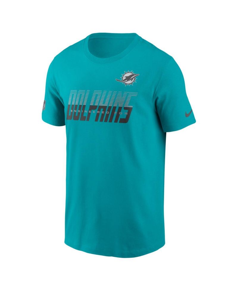 Men's Aqua Miami Dolphins Sideline Dri-FIT T-Shirt