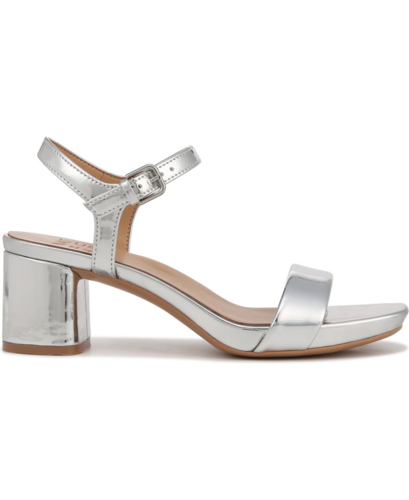 Izzy Ankle Strap Low-Heel Dress Sandals