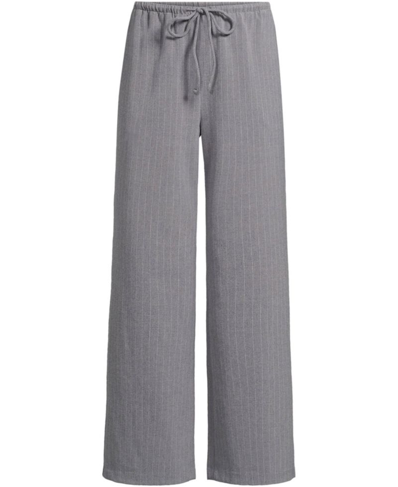 Women's Washable Suiting Mid Rise Wide Leg Pants