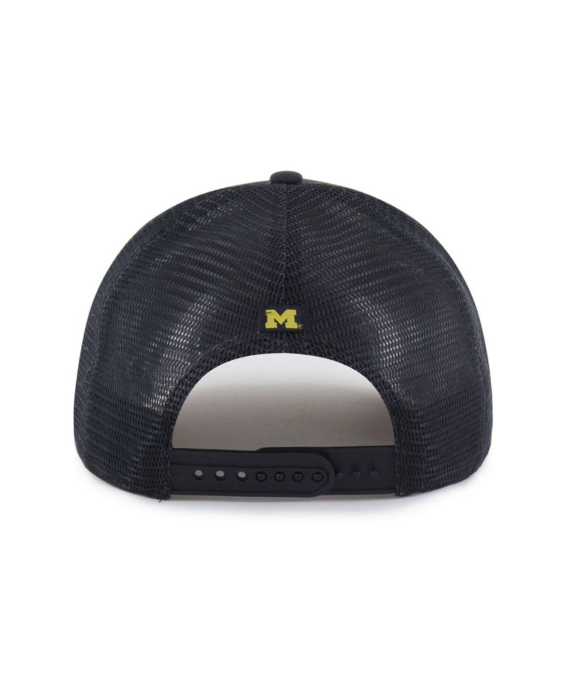 Men's and Women's '47 Navy Michigan Wolverines brrr&deg; Condor Mesh Hitch Adjustable Hat