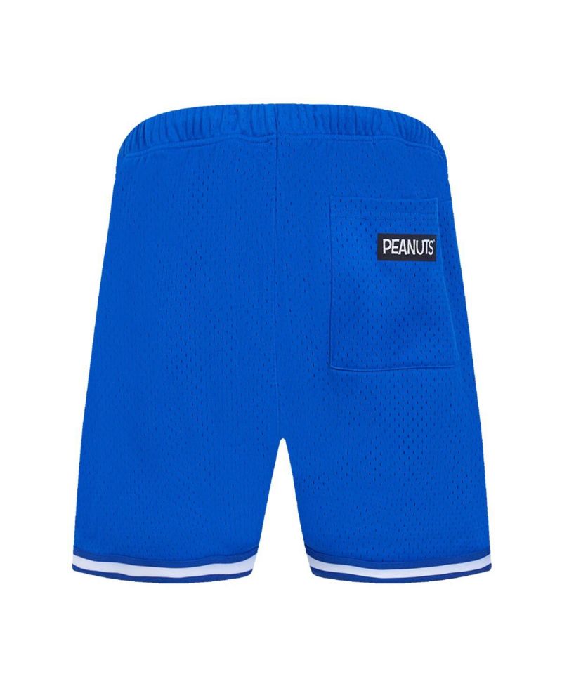 Men's Royal Peanuts Snoopy Good Grief Mesh Shorts