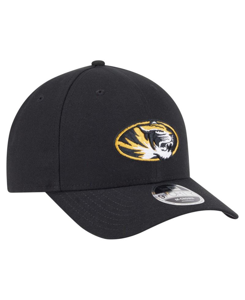 Men's Black Missouri Tigers Team Collective 9FORTY M-Crown Adjustable Hat