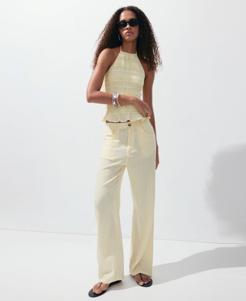 Women's Balloon Crinkle Pants