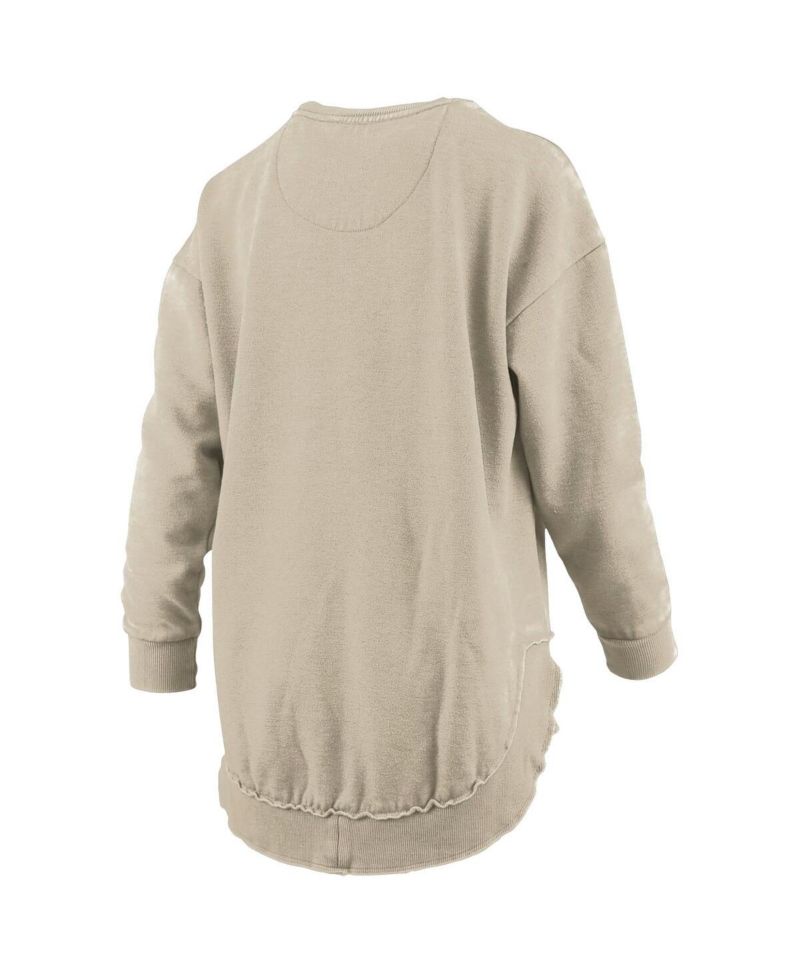 Women's Tan Florida State Seminoles Poncho Fleece Pullover Sweatshirt