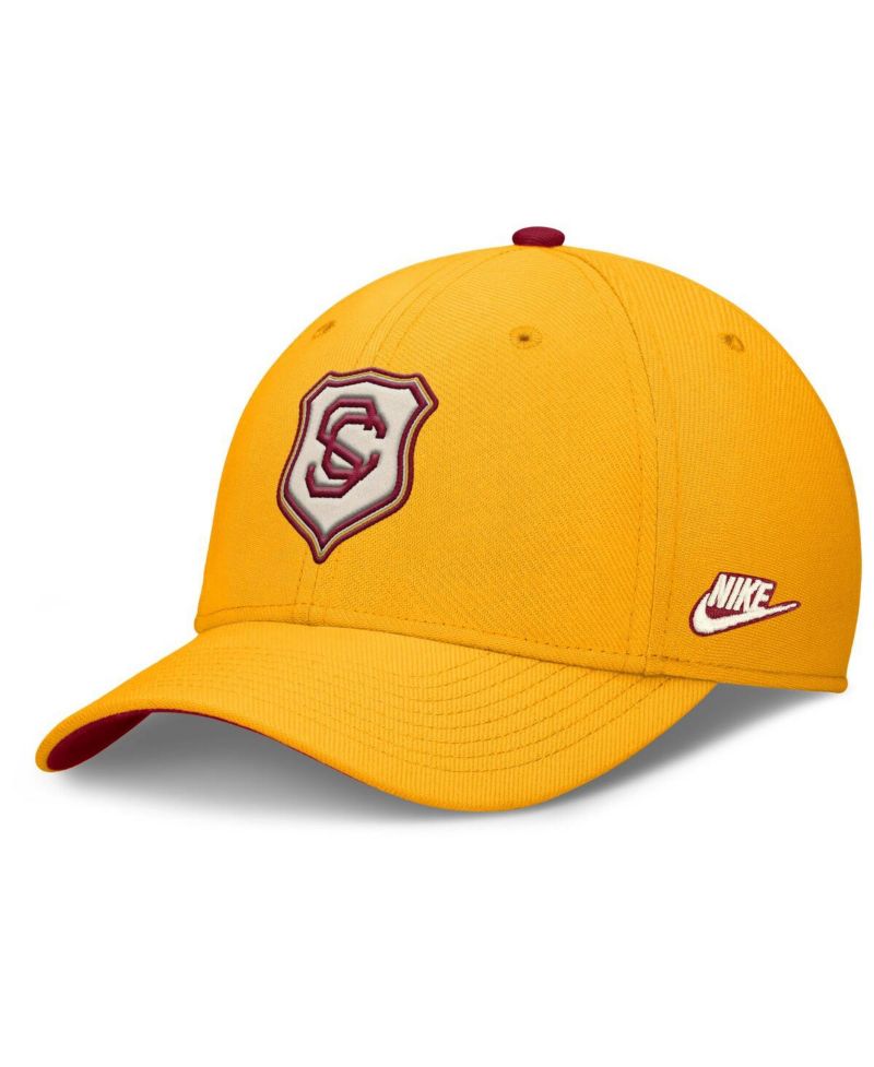 Men's Gold USC Trojans Legacy Rise Performance Flex Hat