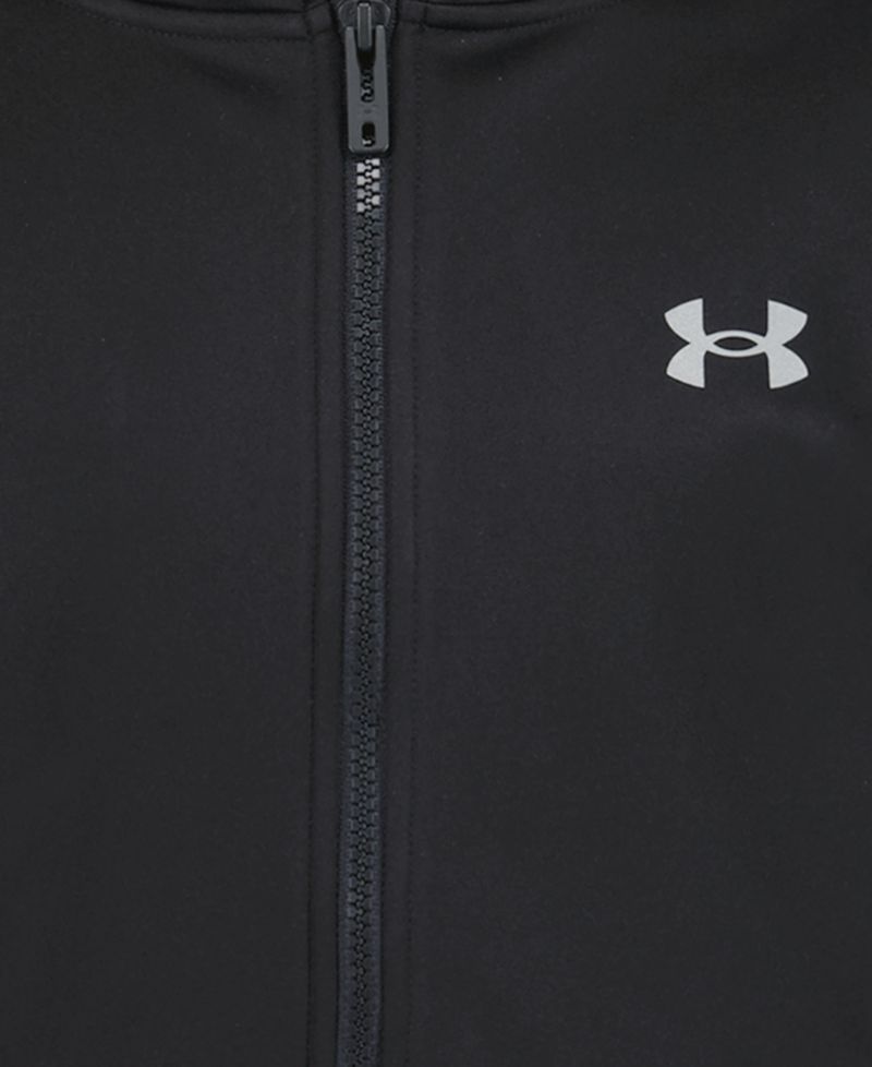 Boys' 8-20 Solid Logo Full-Zip Windproof Hooded Jacket