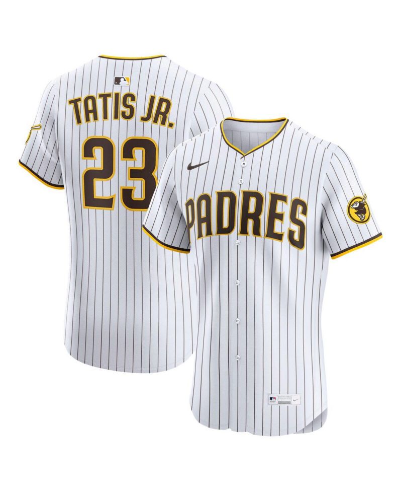 Men's Fernando Tatis Jr. White San Diego Padres Home Elite Jersey