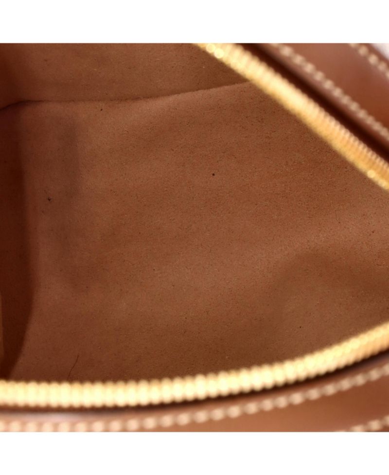 Small Zip Pocket Backpack Embroidered GG Coated Canvas