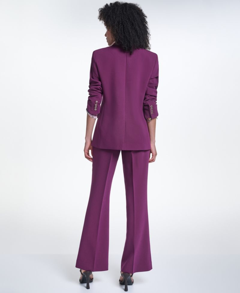 Women's Notch Collar One-Button Blazer