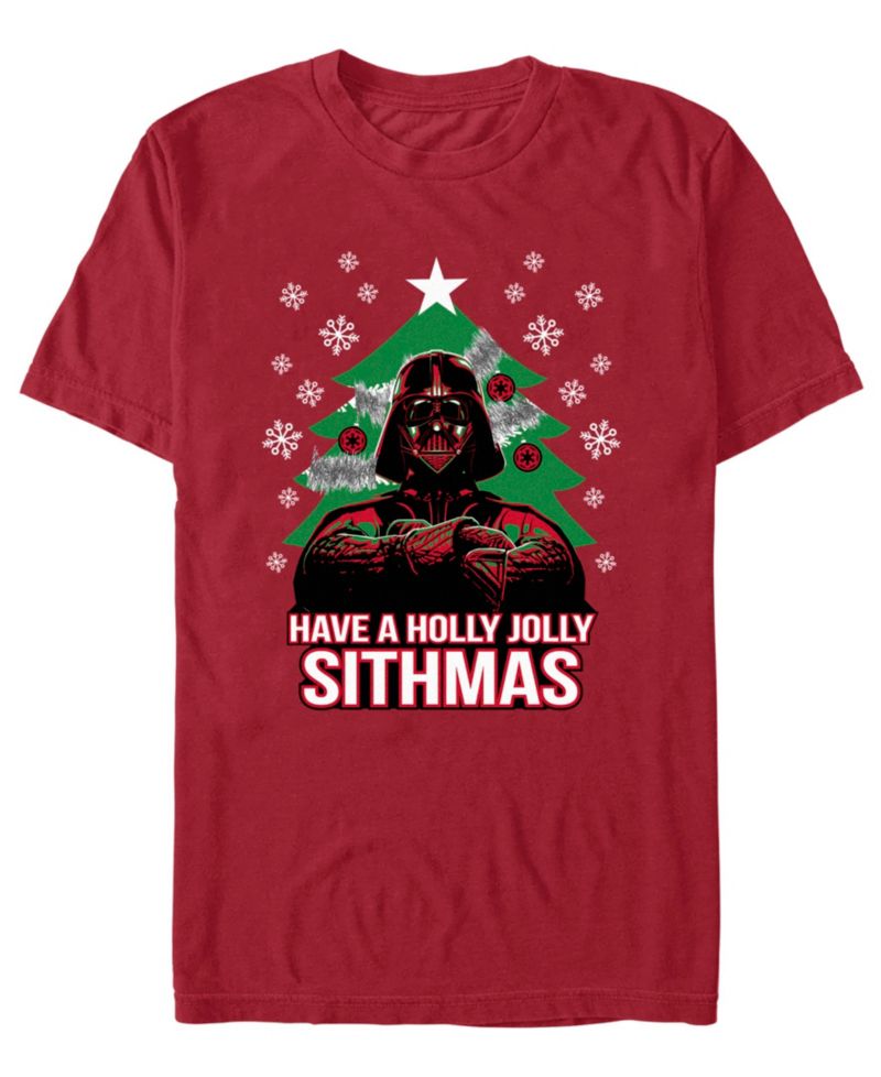 Men's Holly Jolly Sithmas Star Wars Graphic T-Shirt