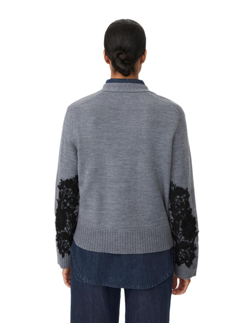 Women's Maleviane Floral Applique Cardigan