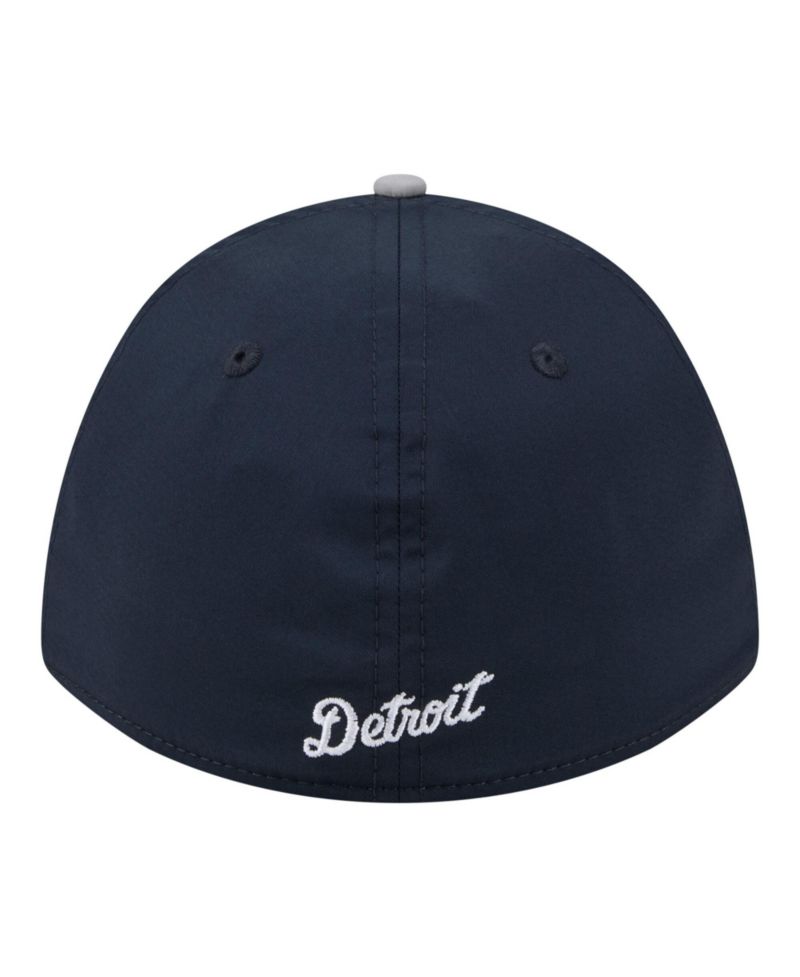 Men's Navy/Gray Detroit Tigers Rope M-Crown A-Frame 39THIRTY Flex Hat
