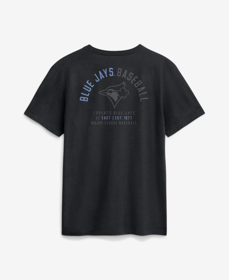 Men's Black Toronto Blue Jays Split Logo T-Shirt