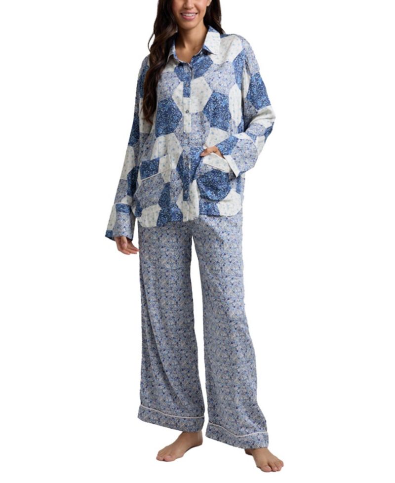 Women's Evie Long Sleeve Print Pajama Set