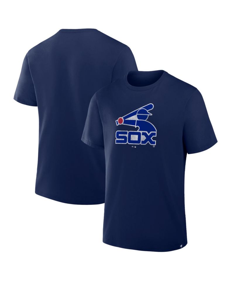 Men's Navy Chicago White Sox Vintage Logo Legacy T-Shirt
