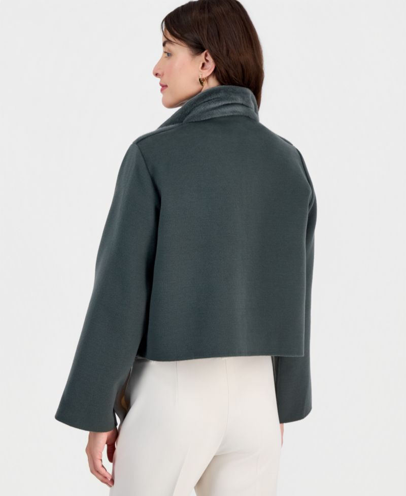 Women's Emmbalia Cropped Faux-Fur Jacket