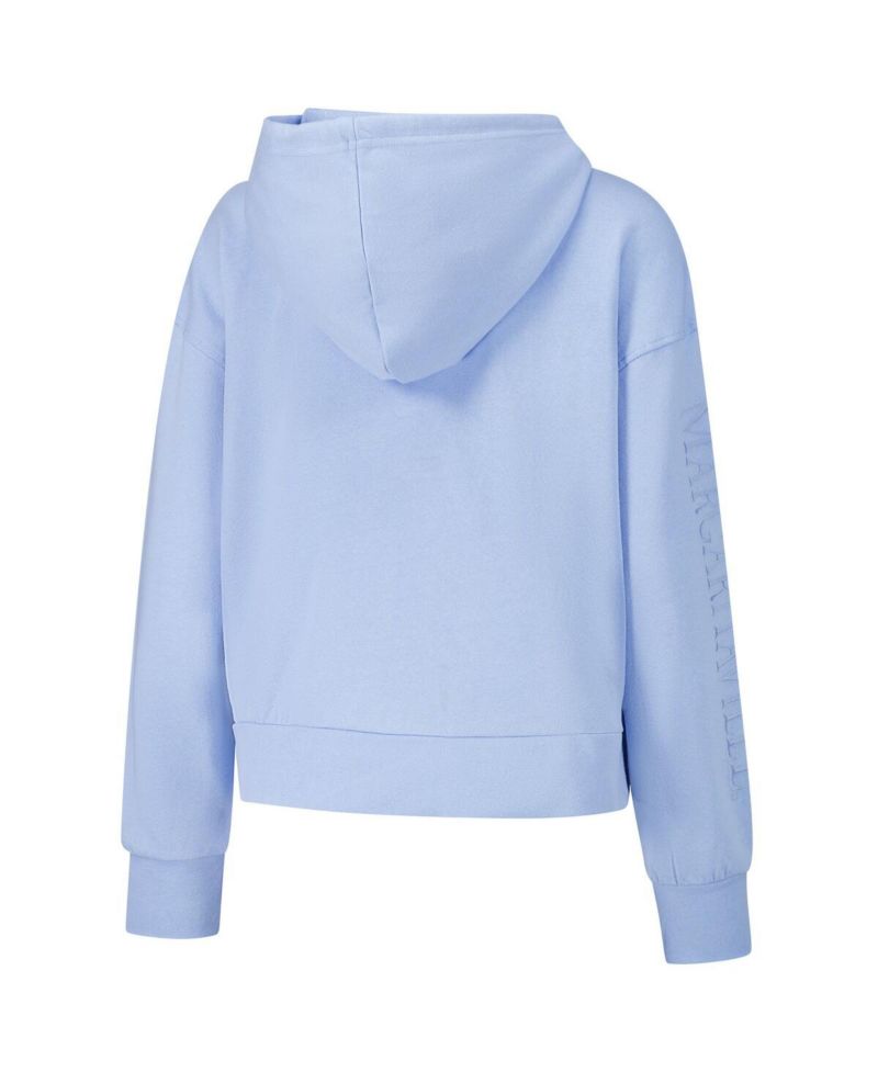 Women's Light Blue Dallas Cowboys Island Dream Solid Pullover Hoodie