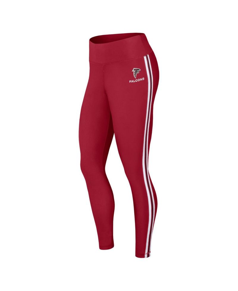 Women's Red Atlanta Falcons Color Block Leggings