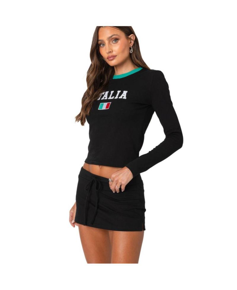 Women's Italy long sleeve t shirt