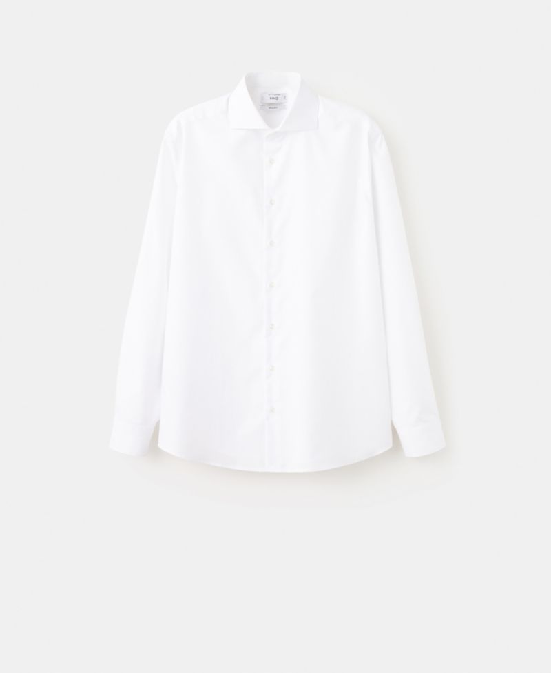 Men's Regular-Fit Cotton Dress Shirt