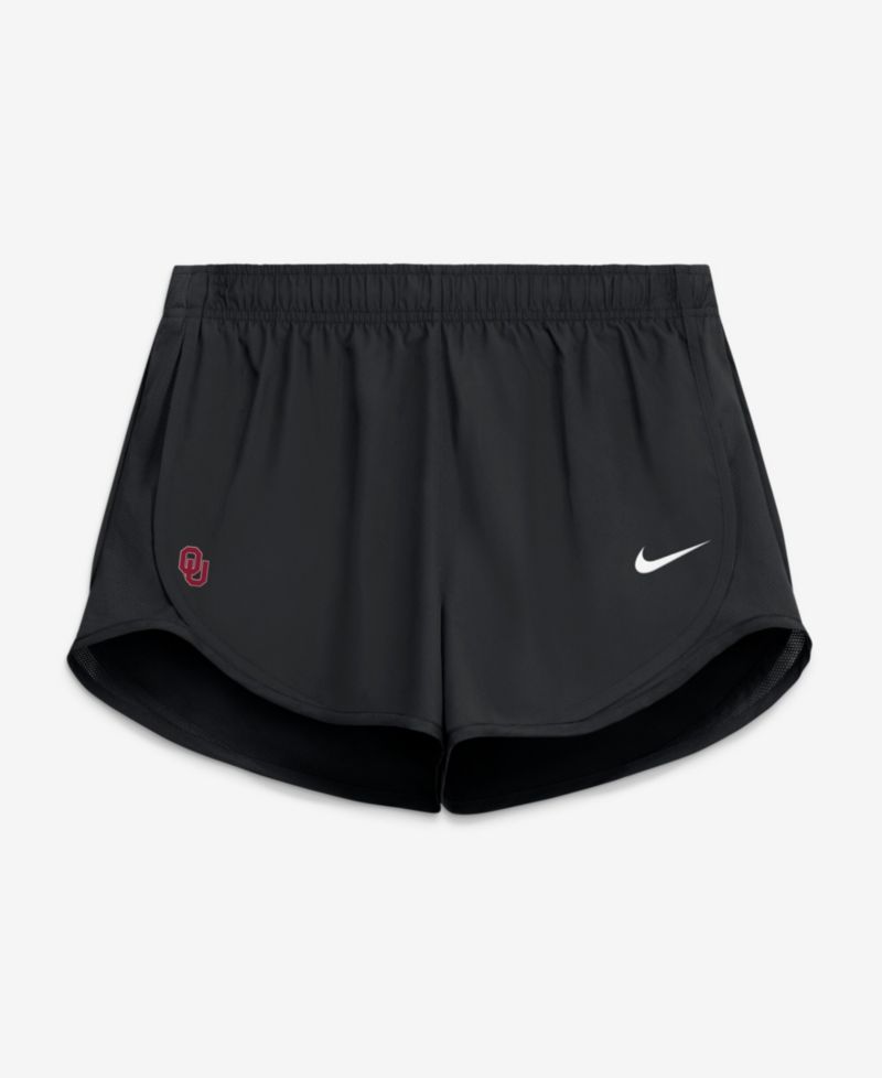 Women's Black Oklahoma Sooners Tempo Mid-Rise Dri-FIT Shorts