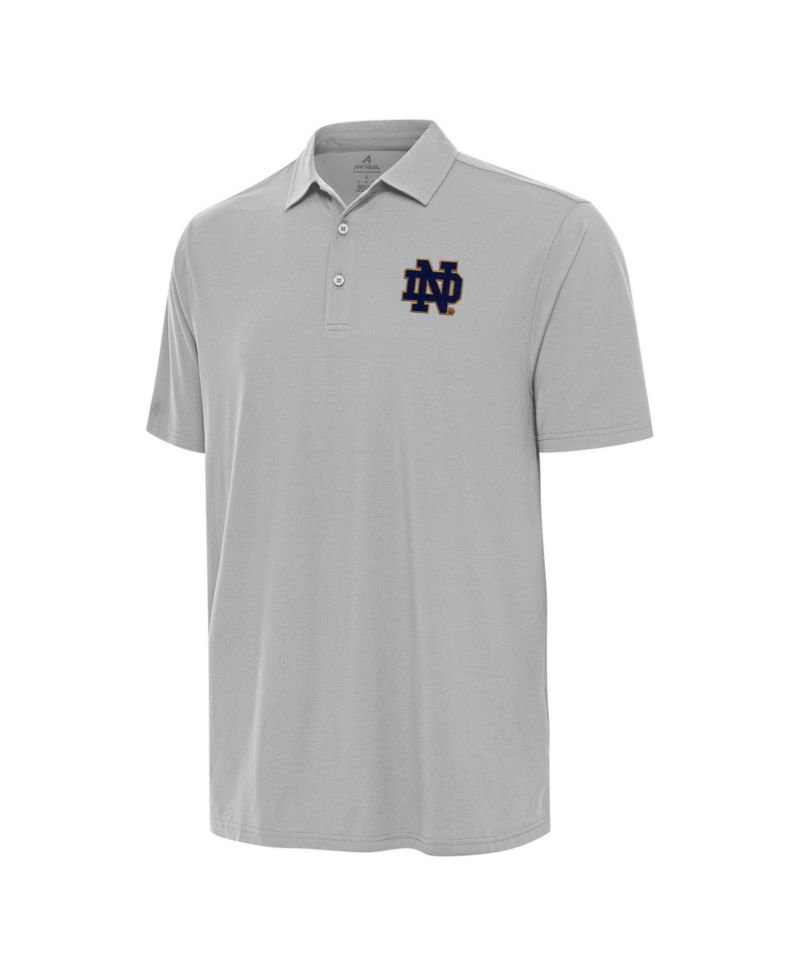 Men's Gray Notre Dame Fighting Irish Era Polo Shirt