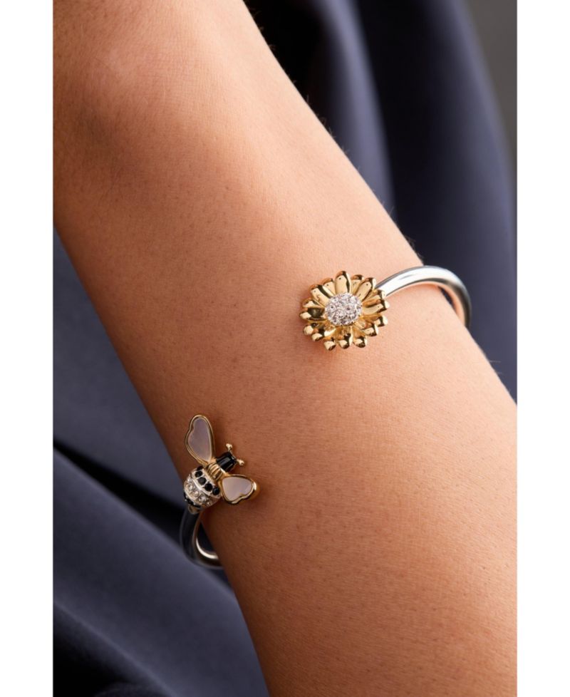 Sunflower and Bee Flex Cuff