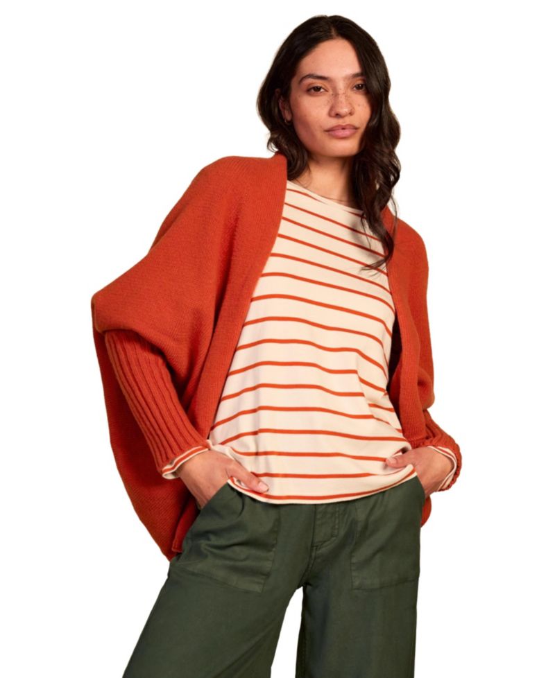 Women's Long Sleeve Cocoon Cardigan