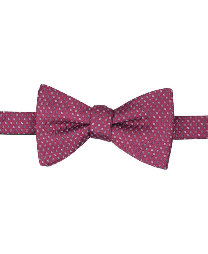 Men's Printed Bow Tie and Pocket Square Set