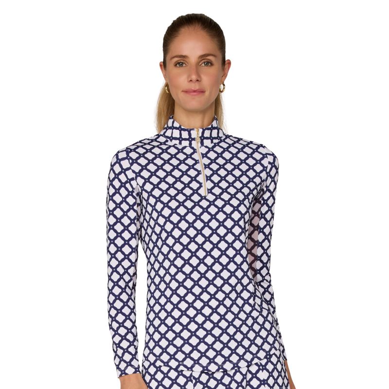 G Lifestyle Long Sleeve Mock Neck Top