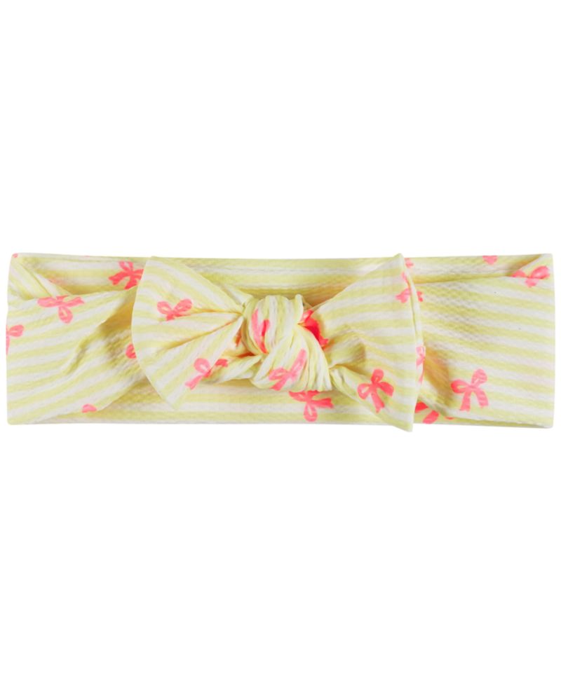 Girls' 2T-5 Puff-Sleeve Top, Bikini Bottom, & Matching Headband, 3-Piece Set
